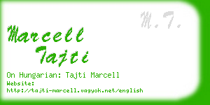 marcell tajti business card